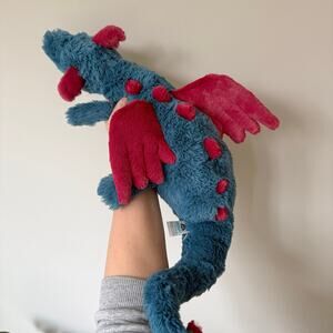 AUTHENTIC Jellycat Dexter Dragon Large NWT - Fast Shipping!